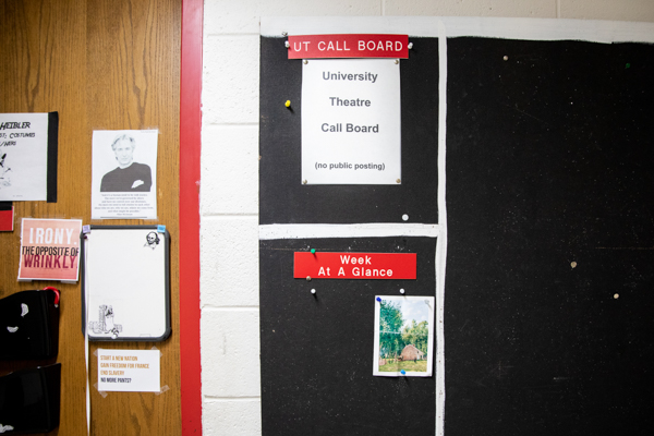 Theatre Call Board