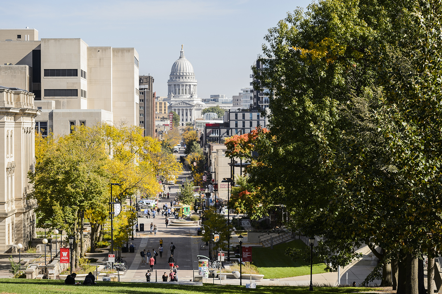 The Madison Capital from Bascom Hill