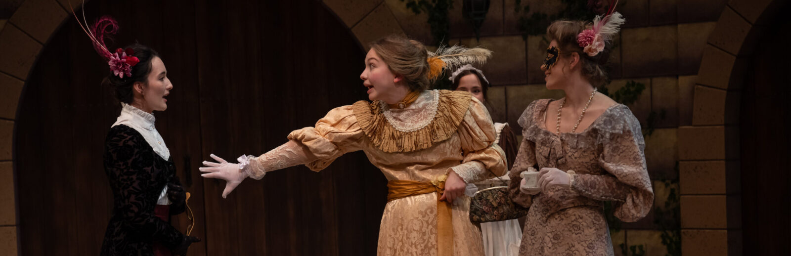 Photo from University Theatre production of Much Ado About Nothing 2026
